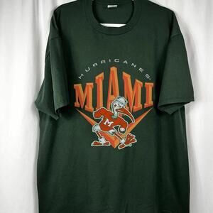 1987 Hurricanes University Of Miami Hurricanes Miami Shirt Retro Tee